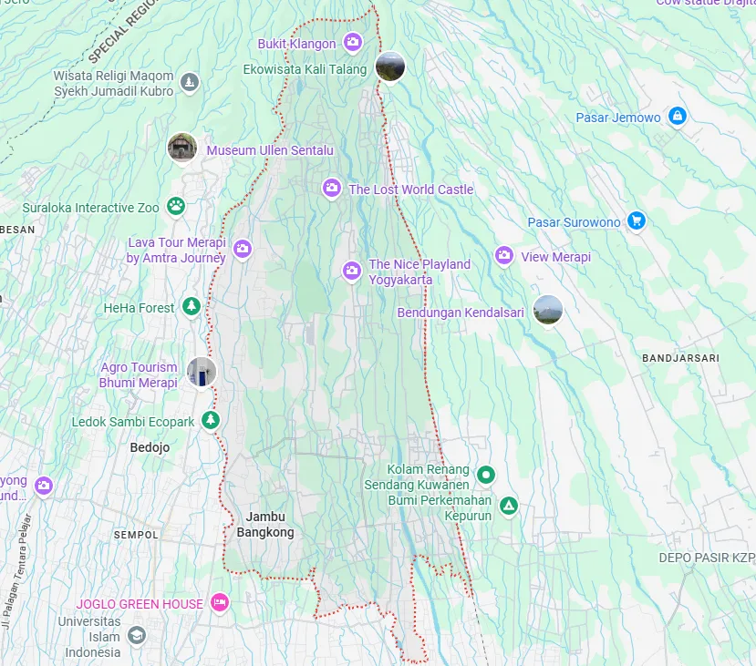 Image for Kapanewon Cangkringan (Zona Lereng Merapi)