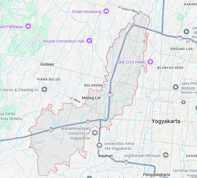 Image for Kapanewon Gamping (Zona Urban Selatan)