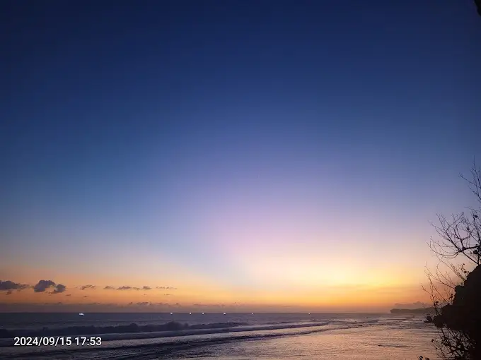 keindahan pantai pok tunggal jogja